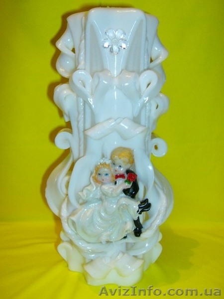 свечи свадебные резные ручной работы - <ro>Изображение</ro><ru>Изображение</ru> #4, <ru>Объявление</ru> #877507