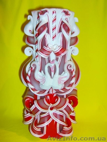 свечи свадебные резные ручной работы - <ro>Изображение</ro><ru>Изображение</ru> #1, <ru>Объявление</ru> #877507