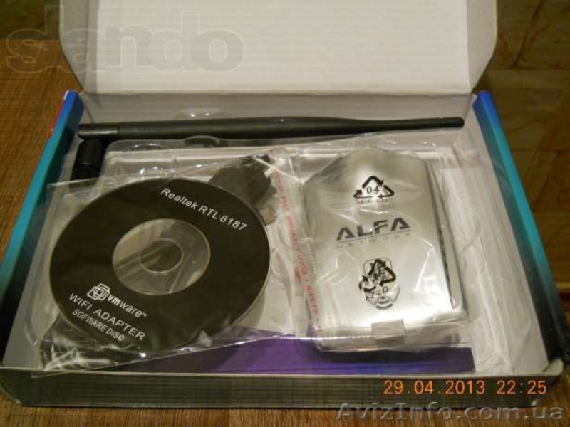 USB Wi-Fi адаптер ALFA AWUS036H(Realtek RTL8187L) + 7dbi - <ro>Изображение</ro><ru>Изображение</ru> #1, <ru>Объявление</ru> #898358