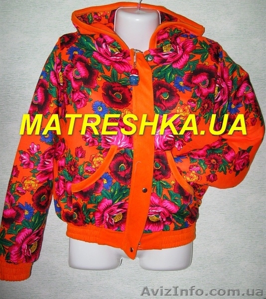 Куртка теплая из платка в стиле Лурдес, Матрешка - <ro>Изображение</ro><ru>Изображение</ru> #2, <ru>Объявление</ru> #913181