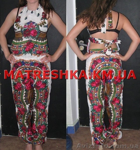 Комбинезон из платка в стиле Лурдес, Матрешка - <ro>Изображение</ro><ru>Изображение</ru> #1, <ru>Объявление</ru> #913055