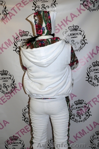 Костюм-тройка велюровый Пынзарь в стиле Лурдес, Матрешка - <ro>Изображение</ro><ru>Изображение</ru> #4, <ru>Объявление</ru> #913681