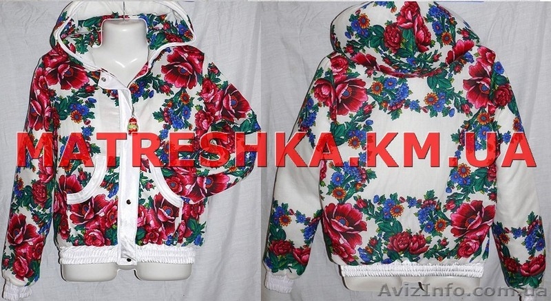 Куртка теплая из платка в стиле Лурдес, Матрешка - <ro>Изображение</ro><ru>Изображение</ru> #6, <ru>Объявление</ru> #913181