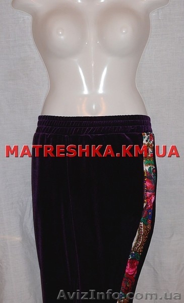 Лосины из велюра с платочными вставками в стиле Лурдес, Матрешка - <ro>Изображение</ro><ru>Изображение</ru> #5, <ru>Объявление</ru> #913066