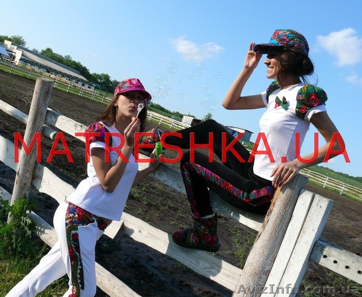 Футболка с рукавами-фонариками в стиле Лурдес, Матрешка - <ro>Изображение</ro><ru>Изображение</ru> #4, <ru>Объявление</ru> #913093