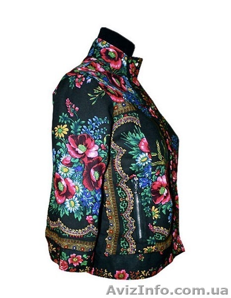 Пиджак из платка с рукавом 3/4 в стиле Лурдес, Матрешка - <ro>Изображение</ro><ru>Изображение</ru> #3, <ru>Объявление</ru> #913073