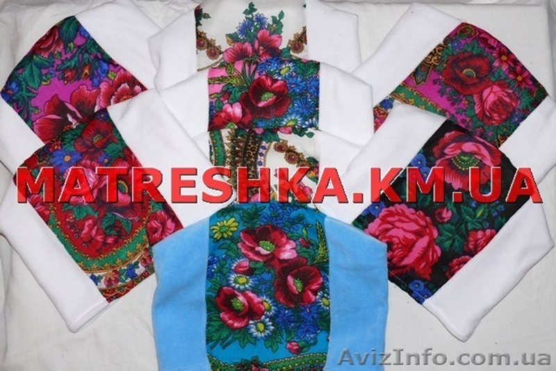 Шапка зимняя из велюра и платка в стиле Лурдес, Матрешка - <ro>Изображение</ro><ru>Изображение</ru> #4, <ru>Объявление</ru> #913194