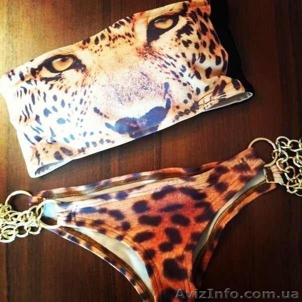 Леопардовый, тигровый купальник в стиле Bat Norton, iSwag - <ro>Изображение</ro><ru>Изображение</ru> #5, <ru>Объявление</ru> #915163