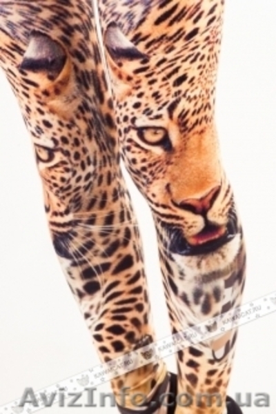 Леопардовые, тигровые лосины/легинсы 3Д в стиле Bat Norton, iSwag - <ro>Изображение</ro><ru>Изображение</ru> #3, <ru>Объявление</ru> #915164