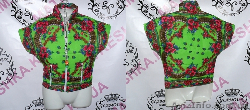 Жилетка теплая двусторонняя в стиле Лурдес, Матрешка - <ro>Изображение</ro><ru>Изображение</ru> #2, <ru>Объявление</ru> #913100