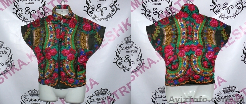 Жилетка теплая двусторонняя в стиле Лурдес, Матрешка - <ro>Изображение</ro><ru>Изображение</ru> #3, <ru>Объявление</ru> #913100