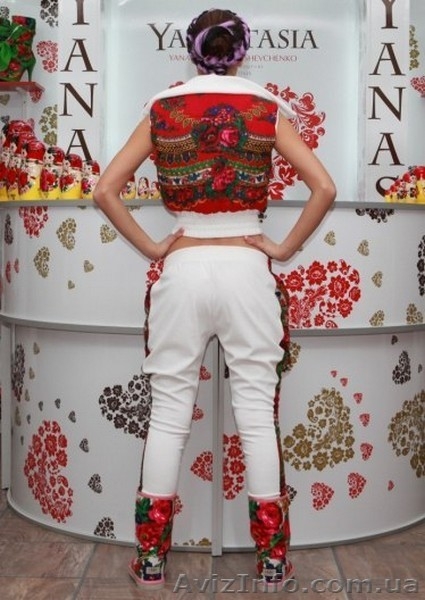 Жилетка теплая укороченная + галифе в стиле Лурдес, Матрешка - <ro>Изображение</ro><ru>Изображение</ru> #3, <ru>Объявление</ru> #913104