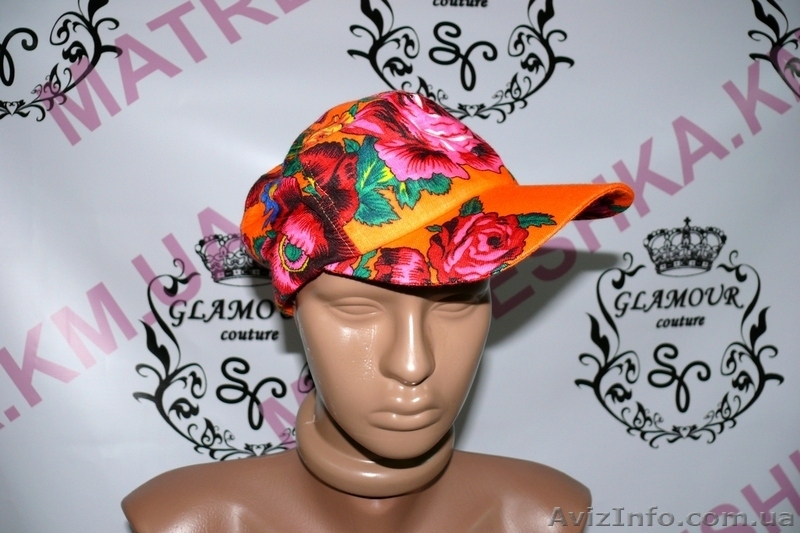 Кепка из платка в стиле Лурдес, Матрешка - <ro>Изображение</ro><ru>Изображение</ru> #10, <ru>Объявление</ru> #910808