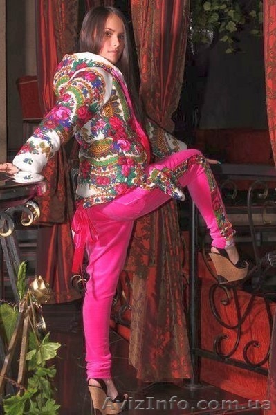 Куртка теплая из платка с рюшами в стиле Лурдес, Матрешка - <ro>Изображение</ro><ru>Изображение</ru> #2, <ru>Объявление</ru> #913693