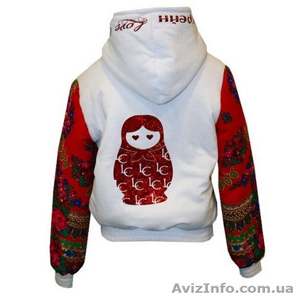 Куртка теплая из велюра с платочными вставками и с натуральным мехом песца  - <ro>Изображение</ro><ru>Изображение</ru> #5, <ru>Объявление</ru> #913696