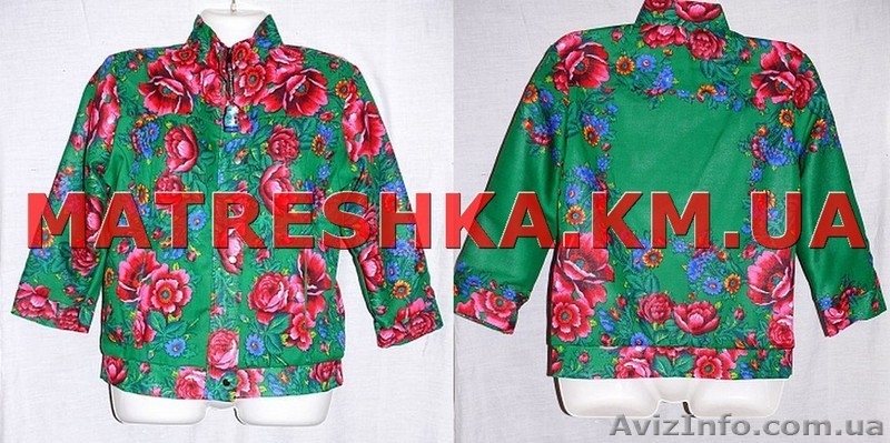 Пиджак из платка с рукавом 3/4 в стиле Лурдес, Матрешка - <ro>Изображение</ro><ru>Изображение</ru> #7, <ru>Объявление</ru> #913073