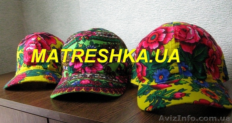 Кепка из платка в стиле Лурдес, Матрешка - <ro>Изображение</ro><ru>Изображение</ru> #2, <ru>Объявление</ru> #910808