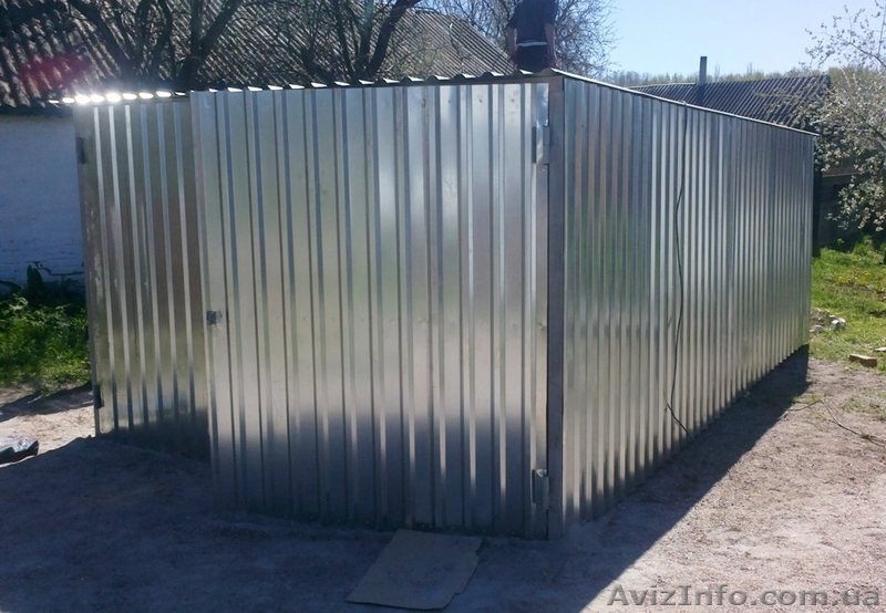 металевий гараж швидкозбірний різних розмірів - <ro>Изображение</ro><ru>Изображение</ru> #3, <ru>Объявление</ru> #1029387