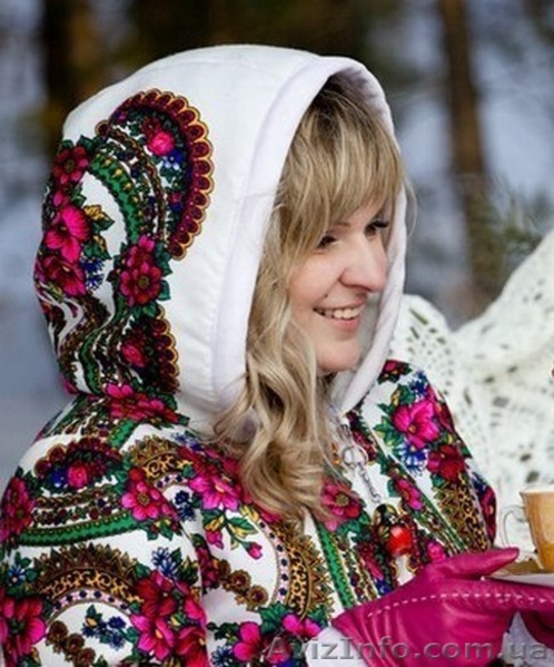 Костюм из платка утепленный двухсторонний в стиле Лурдес, Матрешка, Лав Кутюр - <ro>Изображение</ro><ru>Изображение</ru> #1, <ru>Объявление</ru> #1102773