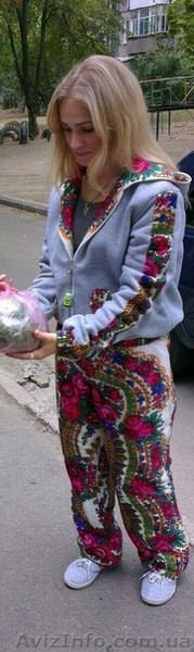 Костюм из платка утепленный двухсторонний в стиле Лурдес, Матрешка, Лав Кутюр - <ro>Изображение</ro><ru>Изображение</ru> #4, <ru>Объявление</ru> #1102773