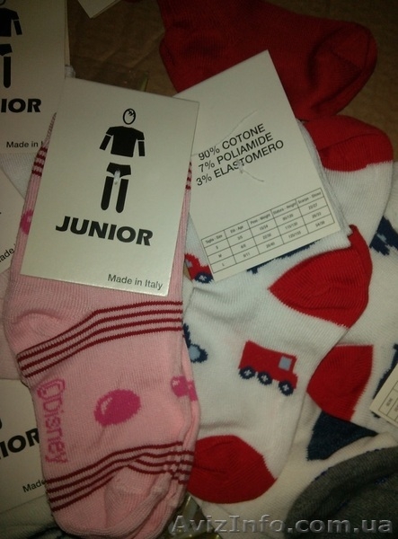 Детские носки от 3 до 12 лет. Производство: Италия. 11 грн/пара. - <ro>Изображение</ro><ru>Изображение</ru> #3, <ru>Объявление</ru> #1202540