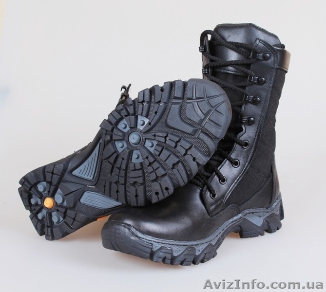 Берцы серии Эволюшин «Гром 2» с утеплителем на овчине (черный,  бежевый,  хаки) - <ro>Изображение</ro><ru>Изображение</ru> #3, <ru>Объявление</ru> #1350564