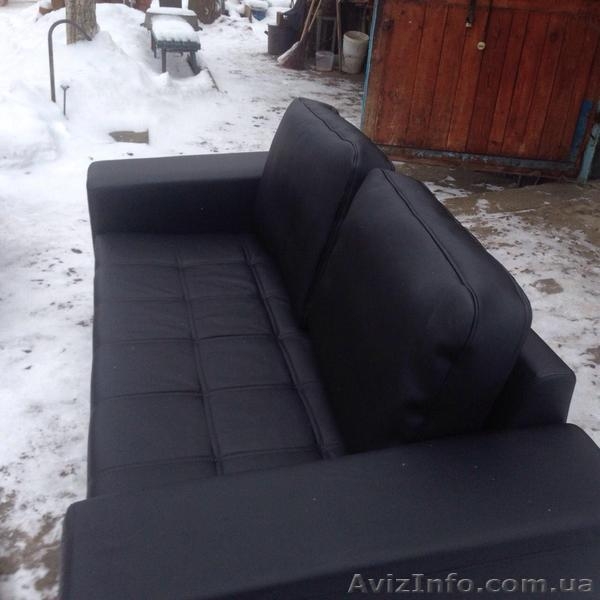 Диван+пуф кожаные из Германии!В безупречном состоянии как новые!!! - <ro>Изображение</ro><ru>Изображение</ru> #5, <ru>Объявление</ru> #1366315