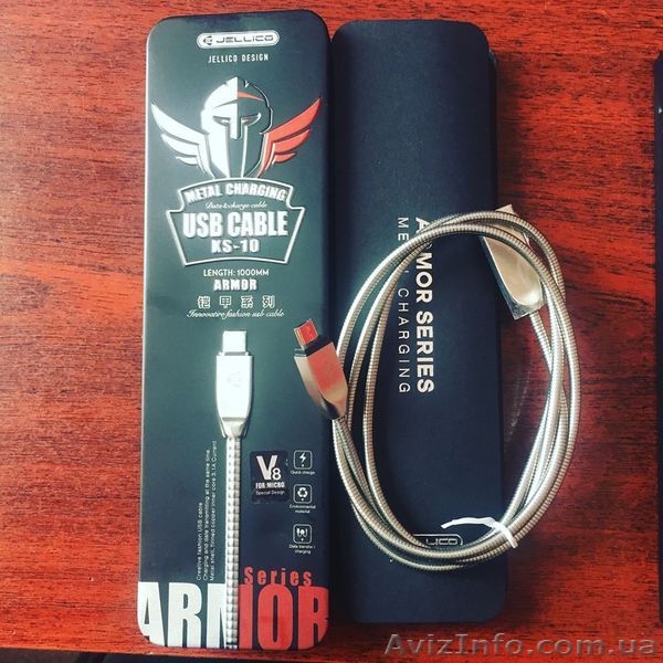 НОВИНКА!!!ПОЛНОСТЬЮ МЕТАЛЛИЧЕСКИЙ КАБЕЛЬ - ЗАРЯДКА ДЛЯ IPHONE И ДРУГИХ СМАРФОНО - <ro>Изображение</ro><ru>Изображение</ru> #7, <ru>Объявление</ru> #1565987