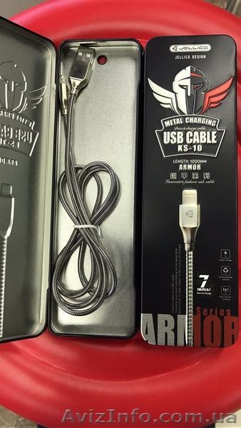 НОВИНКА!!!ПОЛНОСТЬЮ МЕТАЛЛИЧЕСКИЙ КАБЕЛЬ - ЗАРЯДКА ДЛЯ IPHONE И ДРУГИХ СМАРФОНО - <ro>Изображение</ro><ru>Изображение</ru> #5, <ru>Объявление</ru> #1565987