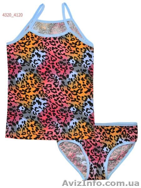 Детские комплекты майка и трусы для девочек оптом - <ro>Изображение</ro><ru>Изображение</ru> #2, <ru>Объявление</ru> #1599221