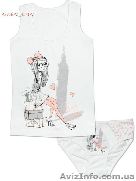 Детские комплекты майка и трусы оптом дитячі комплекти майка й труси - <ro>Изображение</ro><ru>Изображение</ru> #1, <ru>Объявление</ru> #1599220