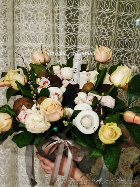 Съедобные букеты на подарок. доставка по Украине - <ro>Изображение</ro><ru>Изображение</ru> #2, <ru>Объявление</ru> #1641929