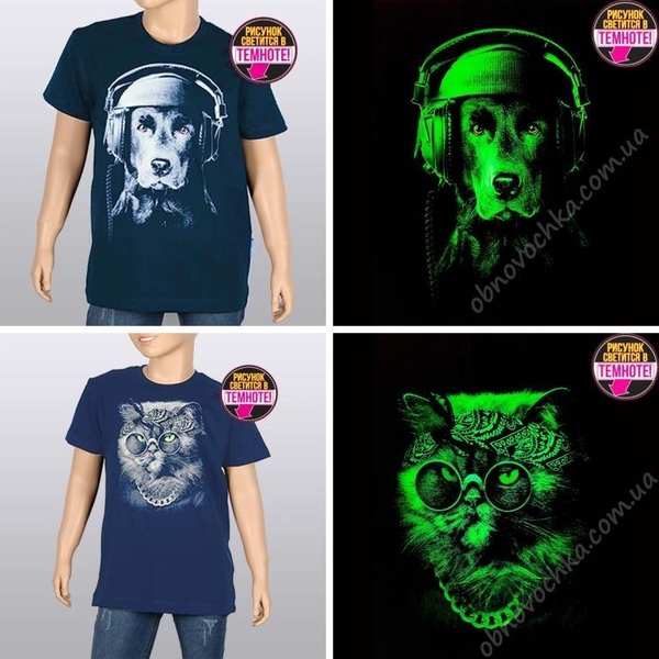 Футболки со светящимся в темноте рисунком. Ребенок будет в восторге! - <ro>Изображение</ro><ru>Изображение</ru> #1, <ru>Объявление</ru> #1687245