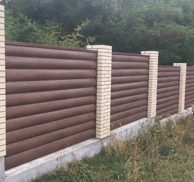 Металевий штахетник, паркан з сайдингу, паркан-жалюзі, паркан з фасадних панелей - <ro>Изображение</ro><ru>Изображение</ru> #10, <ru>Объявление</ru> #1710319